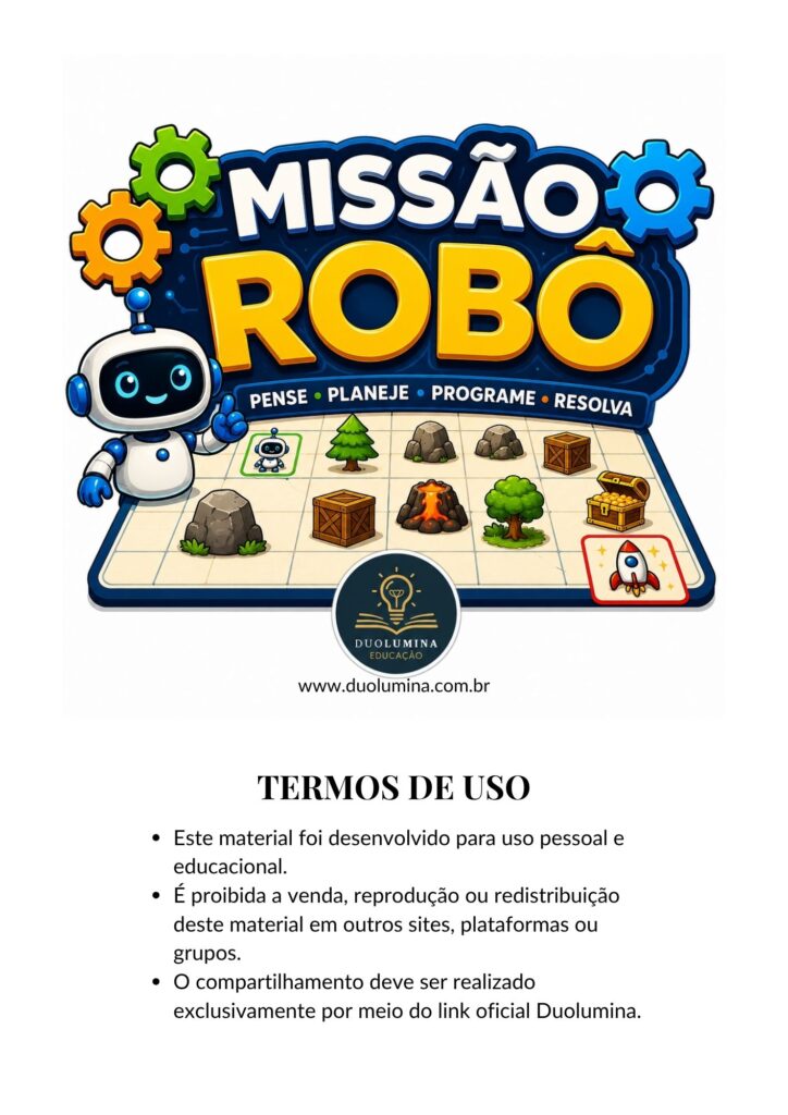 Missão Robô – Jogo de Pensamento Computacional para o Ensino Fundamental - Duolumina Educação