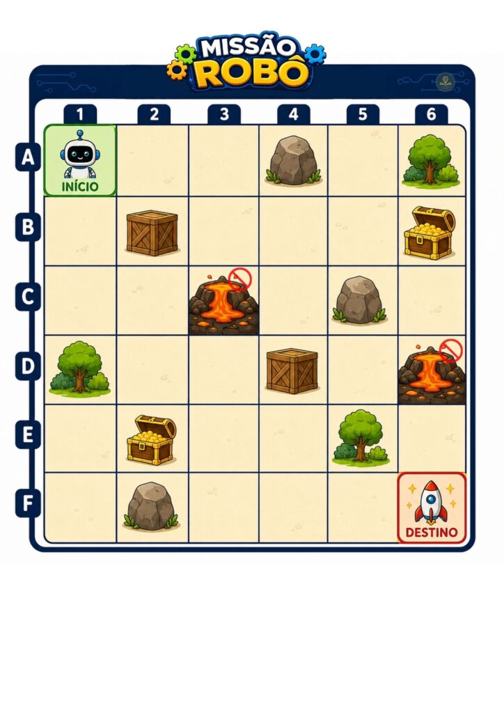 Missão Robô – Jogo de Pensamento Computacional para o Ensino Fundamental - Duolumina Educação