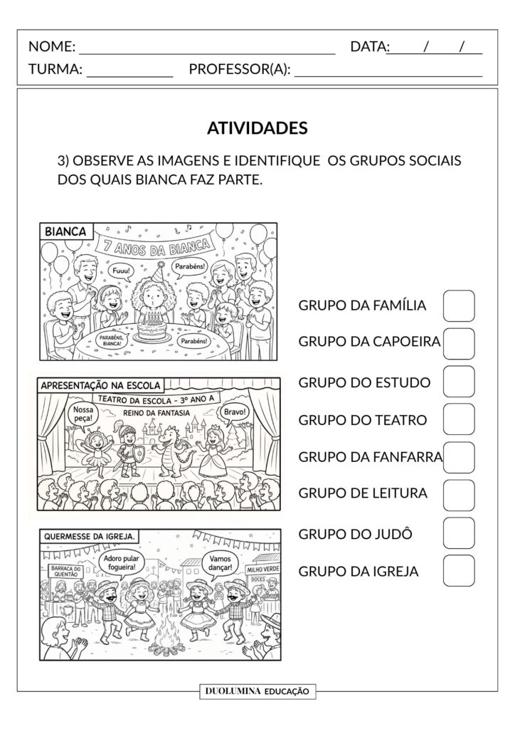 Grupos sociais - Download gratuito - Duolumina Educação