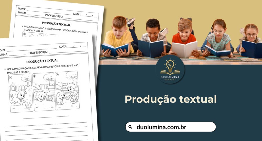 Produção Textual com Sequência de Imagens – Atividade para Imprimir