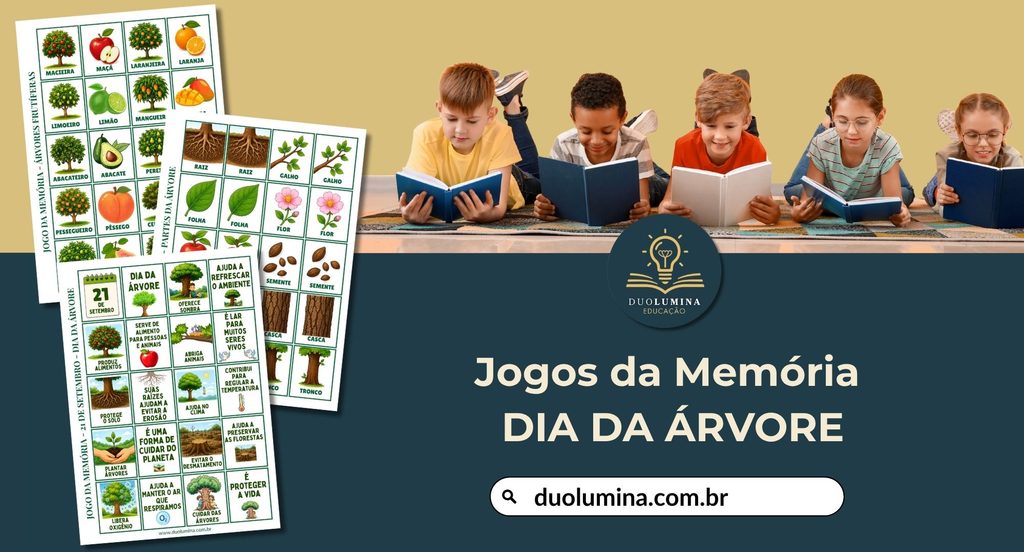Jogos da Memória para o Dia da Árvore