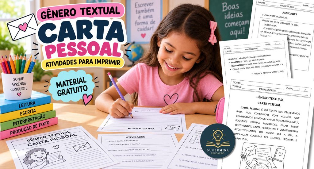 Atividades sobre carta pessoal